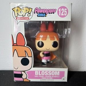 Funko Pop Animation Powerpuff Girls Blossom #125 2016 SDCC Exclusive Damaged Box